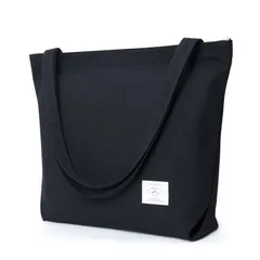 【まもなく終了】FOREST] トートバッグ レディース 大容量 ショルダーバッグ FANCY 大きめ キャンバストート マザーズバッグ 肩掛けバッグ 帆布 [KALIDI 無地 通学 通勤用 ファスナー付き