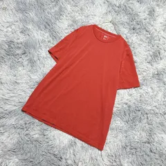 【美品】 UNIQLO   ユニクロ  半袖Tシャツ  スポーツ  ジャージ生地  メッシュ  速乾性あり  (L)  軽快  ヘルシー  メンズ  赤系  レッド【送料無料】 DRY-EX