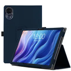 【人気商品】T50HD タブレット ケース【YEZHU】指紋防止 薄型 TECLAST 軽量 全面保護型 マ スタンド機能付多角度回転式き高級スマートTECLAST For T50HD/T50Max/T50Plus 多機能対応 カバー (ブルー)