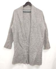 CHRISCELIN クリスセリーン  レース×サテン地　袖フリル　ブラウス ナイロン　￥28,600  ・40 331-5748 ネイビー 218474】CHRISCELIN クリスセリーン レース×サテン地 袖フリル