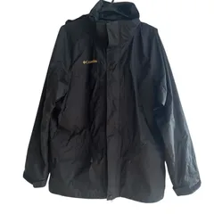 Z1532 Columbia コロンビア ブルゾン マウンテンパーカー ブラック メンズ Lサイズ