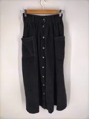 エディーバウアー Eddie Bauer 80S 黒タグ フロントボタン コーデュロイフレアスカート レディース JPN：4 のサムネイル