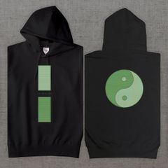 和柄パーカー　小紋 よろけ縞 -彩-［パーカー］