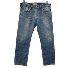 Levi's 505 デニムパンツ W36 インディゴブルー リーバイス ジップアップ コットン100% カジュアル ジーンズ 2510-27