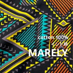 CT397◆3m◆L◆インド綿100%生地◆エスニック調