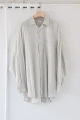 コモリ 新品タグ付き 25ss KHADI コットン シャツ ジャケット ３白 コモリ 新品タグ付き 25ss KHADI コットン シャツ ジャケット 3