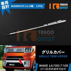 ウェイク　メッキグリル(前期) ウェイク メッキグリル(前期) （ウェイク LA700/710前期用