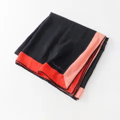 美品 エルメス HERMES カシシル カレジェアン 140 ショール/ブラック 大判 カレ140 カシミヤ シルク【2400013823234】のサムネイル