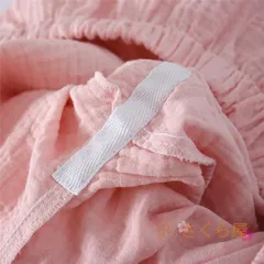 ガーゼ パジャマ レディース ルームウェア 長袖 部屋着 セットアップ 点セット 寝間着 秋 冬 寝巻き 上下セット 前開き 快適 大きいサイズ 重ガーゼ 綿% 春HZQ688