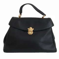 COMTESSE(コンテス) ハンドバッグ 黒 レザー COMTESSE - コンテス COMTESSE バッグ ハンドバッグ ホース