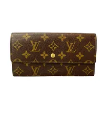 ルイ・ヴィトン 二つ折り長財布 ポシェットポルトモネクレディ M61723 レディース LOUIS VUITTON