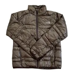 The North Face ザノースフェイス ダウンジャケット カーキ系 ダウン 上着 アウター キッズファッション サイズS