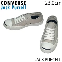 【USED／23.0cm】CONVERSE JACK PURCELL ライトグレー／ホワイト