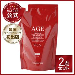 【ブランド公式】フロムネイチャー AGE エッセンス リフィル 340ml×2点 化粧水 大容量 詰め替え エイジ 韓国コスメ スキンケア 基礎化粧品