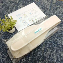 【87】最新タグ♡美品♡トコちゃんベルト２♡LLサイズ♡ホワイト♡しっかり固定で母体を守る♡カラー説明書付き♡