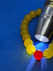 黄玉×紅瑪瑙ブレスレット10mm 鸿运当頭・開運招福 5267