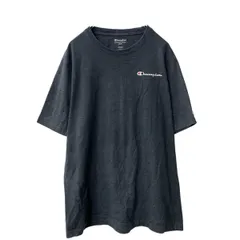 Champion 半袖 ロゴTシャツ XL ダークグレー チャンピオン ビッグサイズ プリントロゴ 古着卸 アメリカ仕入 a706-5913