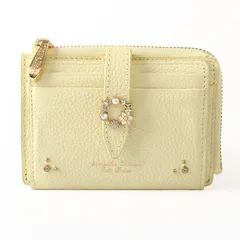 MHR0132 美品 Samantha Thavasa Petit Choice サマンサタバサ プチチョイス カードケース パスケース コインケース カード入れ 定期入れ ライトイエロー 小銭入れ