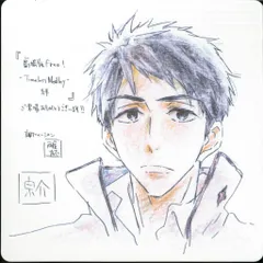 Free! 西屋太志 直筆サイン色紙 ◎内海紘子監督＆西屋太志【複製原画色紙アルバム】Free!ES 七瀬