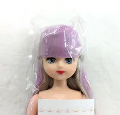リトルファクトリー リカちゃんキャッスル リカちゃんフレンド おたのしみドール　パレットF　ＭＩＸパープルホワイトゴールド　ロングウェーブヘア MIXパープ