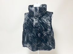 HERNO ヘルノ レディース ダウンベスト LAMINAR SNOW STORM ブラック グレー ホワイト ネイビー サイズ：40 PI00330DL 12806 9394 美品