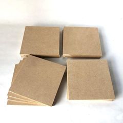 木材 MDF材 4mm厚 約100mm×約100mm 16枚セット MDFボード MDF板 板 diy 日曜大工 材料 端材