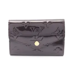 ルイ・ヴィトン LOUIS VUITTON キーケース ミュルティクレ6 モノグラムヴェルニ アマラント M90902 アマラント レザー ミュルティクレ6 レディース Used A