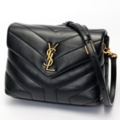 サンローラン / SAINT LAURENT　ルル トイバッグ / ショルダーバッグ　678401　レザー　ブラック/ゴールド金具 【中古】 商品番号 S-158318
