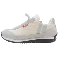 良品 PATRICK パトリック  MARATHON マラソン 94713 スニーカーシューズ 靴 ロゴ 38/24.0 白 ホワイト レディース 古着 中古 USED