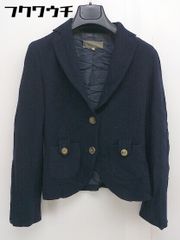 ◇ DES PRES デ・プレ TOMORROWLAND 2B シングル 長袖 テーラード ジャケット サイズ1 ネイビー系 レディース  【1109150001093】