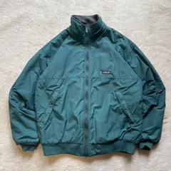 希少 90s USA製　パタゴニア 雪なし　シェルドシンチラ　ナイロンジャケット　フリースジャケット