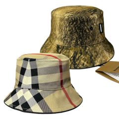 新品 Burberry リバーシブル チェック ロゴ バケットハット