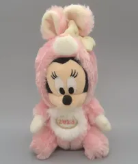 【中古】ぬいぐるみ ミニー(うさぎ/2023年) 干支ぬいぐるみバッジ 「ディズニー」 東京ディズニーリゾート限定