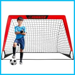 [재고 처분] L RUNNZER 아동용 축구 골, 접이식 축구 골, 실내 및 실외 사용에 적합한 접이식 미니 축구 공, 어린이, 접이식, 간단한 휴대용 축구 공, 보관 가방 포함