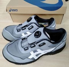 asics 安全靴 BOA フィットシステム グレー - メルカリ