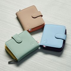 [ルコックスポルティフ] バイカラー  ミニ財布 ラウンドファスナー