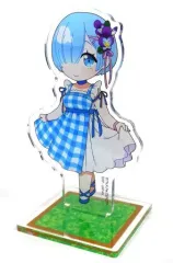 【中古】アクリルスタンド・アクリルパネル レム(ワンピース) スタンド付きアクリルプレートvol.1 「Re：ゼロから始める異世界生活」