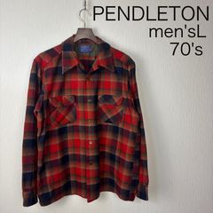 PENDLETON BOARD SHIRT JACKET 70's made in USA メンズL