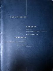 ニールセン クラリネット協奏曲 作品57 (クラリネットとピアノ) 輸入楽譜 Carl Nielsen Concerto Op. 57 洋書