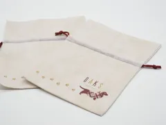 在庫処分セール DAKS プレゼントバッグ（大）巾着タイプ2袋