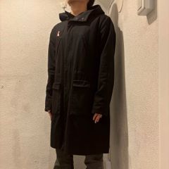 RAF SIMONS FRED PERRY ラフシモンズ フレッドペリー モッズコート バックプリント　ブラック　SIZE 38.SJ6167【表参道t】