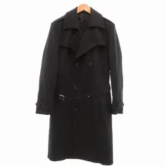 ポールスミス PAUL SMITH 美品 トレンチコート ウール メルトン ミドル ハーフ XL ダークグレー /UOのサムネイル