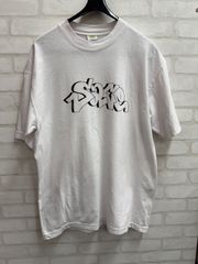 ◯ IRAK NEW YORK sace Tシャツ アイラック ニューヨーク 白 ロゴ プリント USA アメリカ製