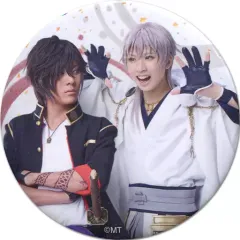 【中古】バッジ・ピンズ 牧島輝＆岡宮来夢(大倶利伽羅＆鶴丸国永) ブラインド缶バッジ(戦闘ver.) 「ミュージカル『刀剣乱舞』 ～静かの海のパライソ～」