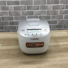 象印 炊飯器 マイコン式 3合炊き 黒圧釜 極め炊き NL-BC05-WA 2019年製 【中古】