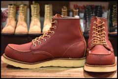 【8E 美品 犬タグ 98年】レッドウィング 8875 アイリッシュセッター 赤茶 オロラセット モックトゥ ブーツ redwing HOPESMORE【FF463】