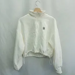 ◇ ⊇ OLIVE des OLIVE オリーブ デ オリーブ ハーフジップ ハイネック 長袖 トレーナー サイズF ホワイト レディース E  【1412090022975】のサムネイル