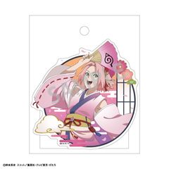 [신품·공식]NARUTO 다이컷 스티커 하루노 사쿠라 무용 공식 상품 colleize 코레이즈