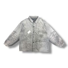 参考上代115500円 未使用品 SAINT MICHAEL 25SS COVER ALL SAINT カバーオール セントマイケル SM-HR8-0000-061 グレー L 92065A6