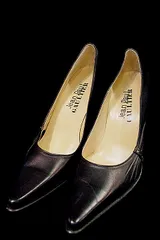 【未使用・新品】【公式正規取扱い】JeanPaulGAULTIER(ジャンポールゴルチェ) ポインテッドトゥギャザーパンプス(BLACK)